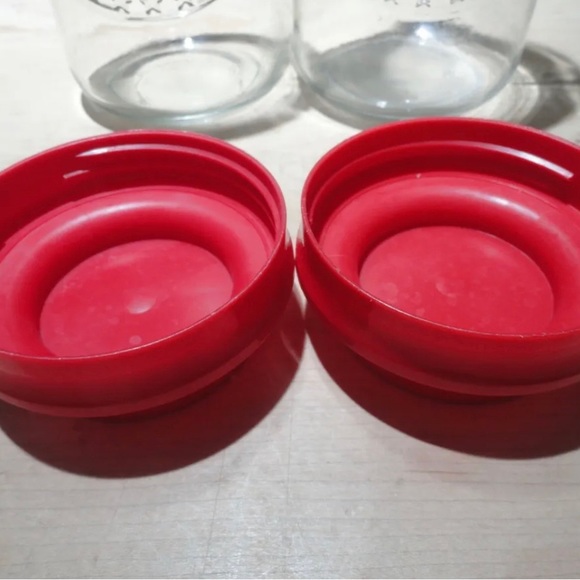 GLASS JARS BY ANCHOR HOCKING FOR 1776-1976 BICENTENNIAL ORIGINAL LIDS 2 JARS 👽 - Picture 2 of 2